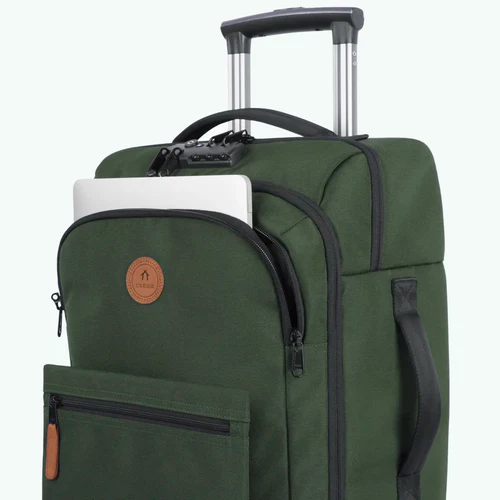 Cabaia Valise souple 4 roues Small Coromandel Kaki