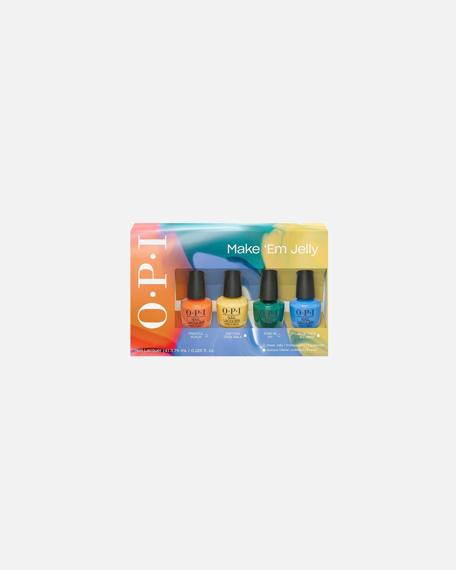 OPI Nagellack Make 'Em Jelly Mini 4er-Pack - 1 pezzo