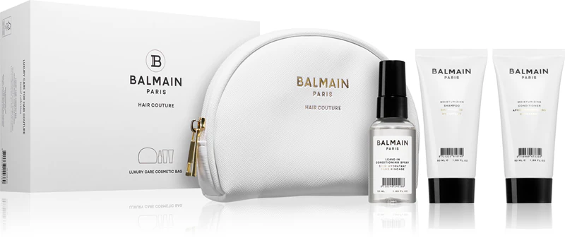 Balmain Hair Couture witte cosmetische verzorgingstas cadeauset voor vrouwen