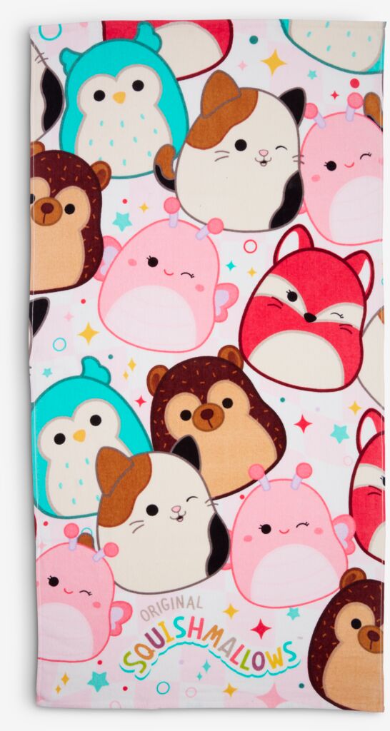 SQUISHMALLOWS zlata kopalna brisača SQUISHMALLOWS 70x140 cm