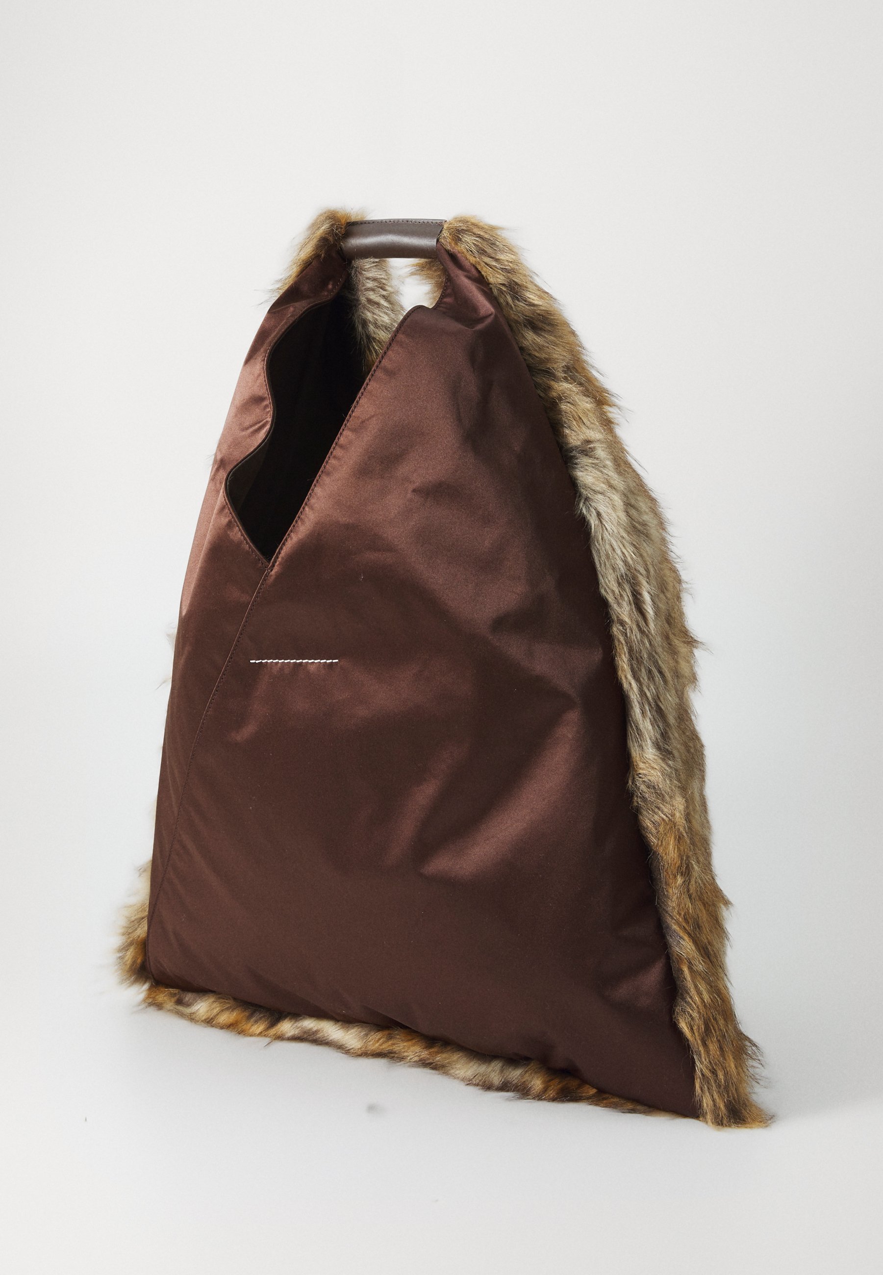 MM6 Maison Margiela KLASSIEKE JAPANSE HANDTAS - Tote bag - tabaksbruin/zwart