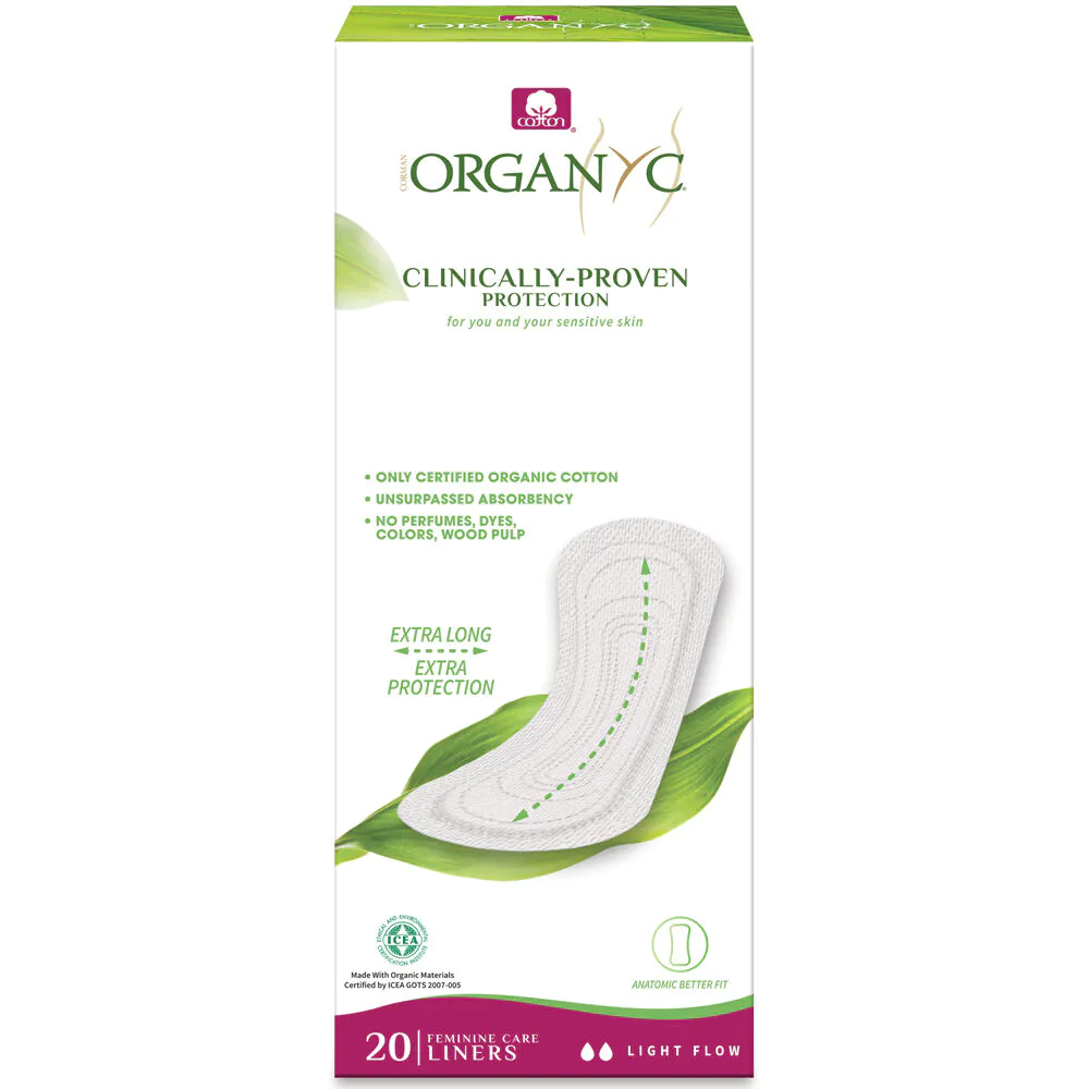 Organyc Extra Long Bio Wkładki higieniczne bio, ultra cienkie