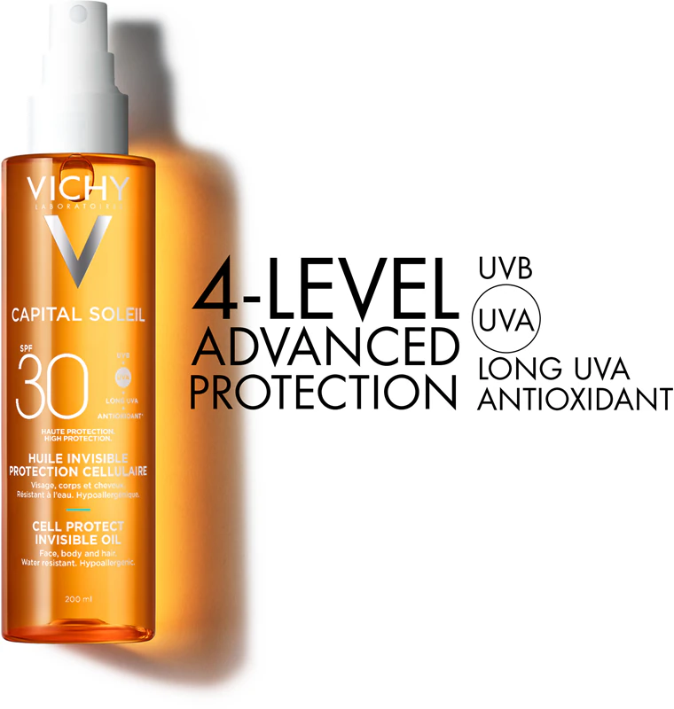 Vichy Capital Soleil Cell Protect Óleo Invisível olejek ochronny FPS 30