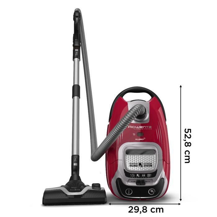 Rowenta Silence Force Effitech Aspirateur avec sac, 57 dB(A), 4,5L RO7473EA