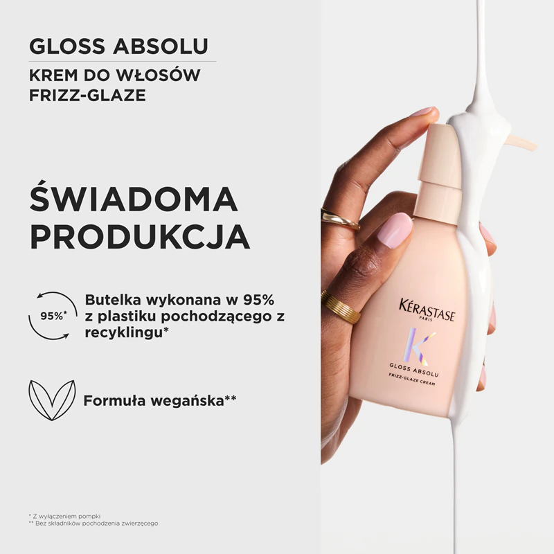 Stylingový krém proti krepovateniu vlasov Kérastase Gloss Absolu Frizz - Glaze Cream