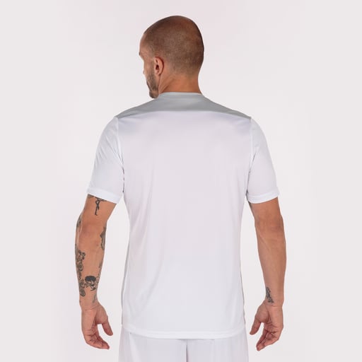 Camiseta Manga Corta Joma Championship Vi Blanco Gris