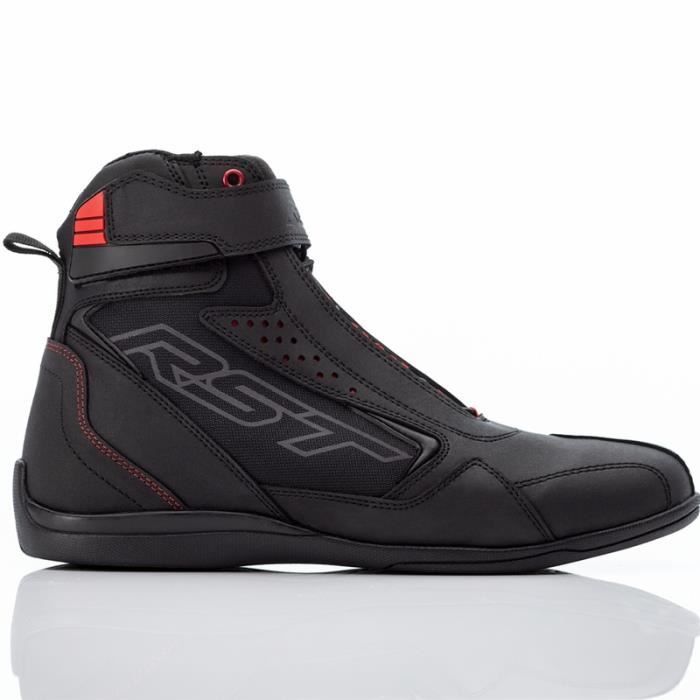Bottes moto femme RST Frontier - noir/rouge - 37