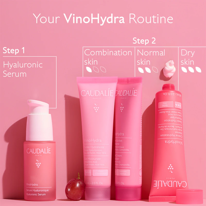 Caudalie VinoHydra Hyalurónové sérum hydratačné sérum proti prvým vráskam