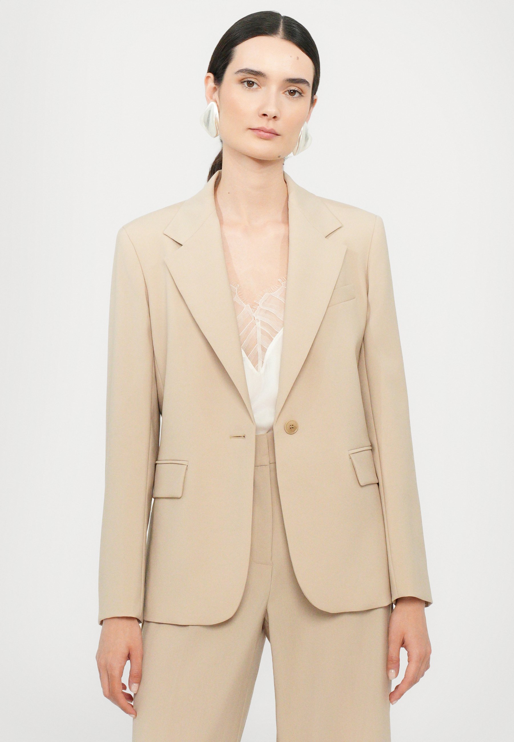 WEEKEND MaxMara LAMINE - Blazer - beige