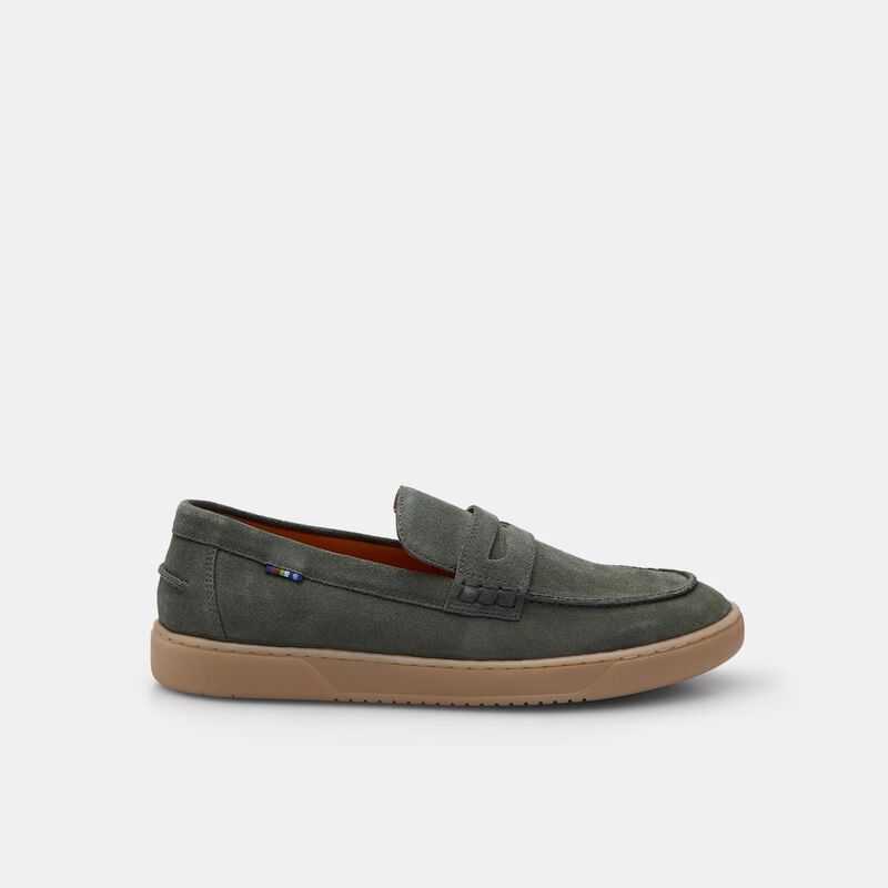 BATA herenloafers van suède