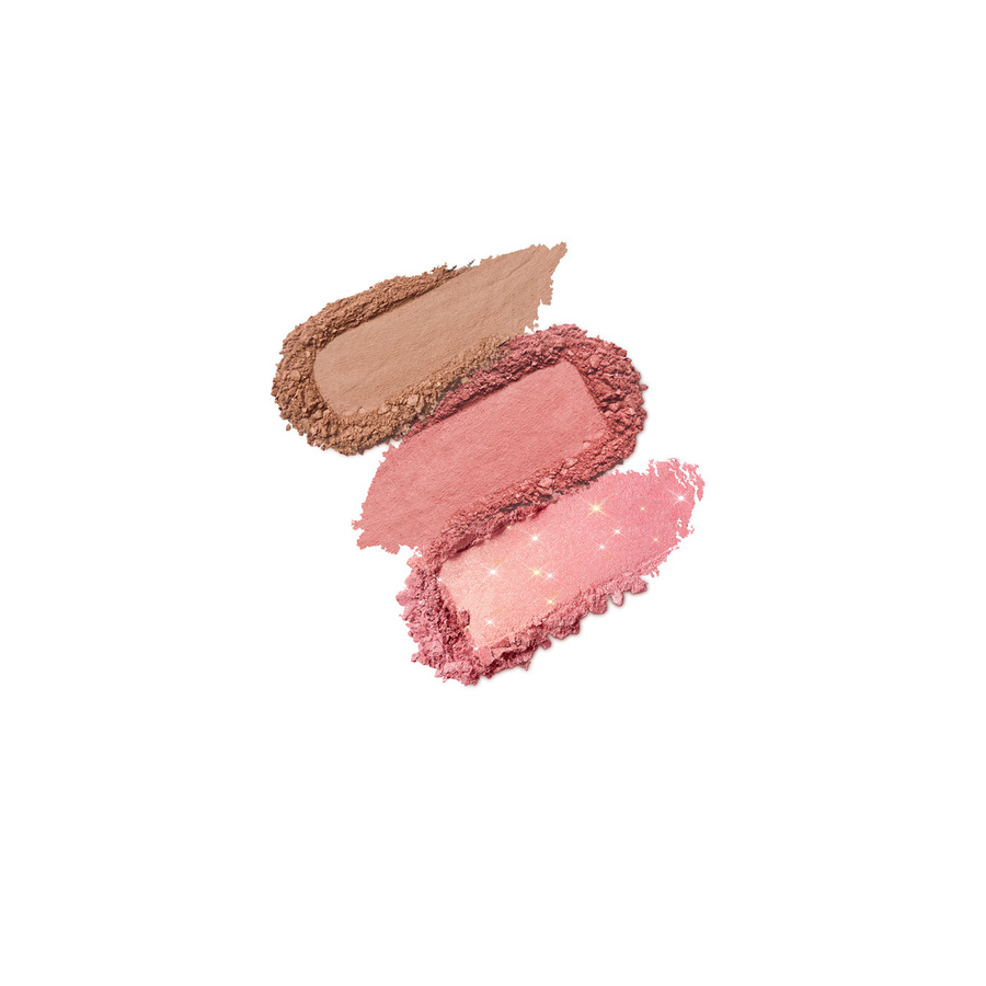 MULTI FINISH TRIO PALETA RUMENILA I BRONZERA 02 - Mauve