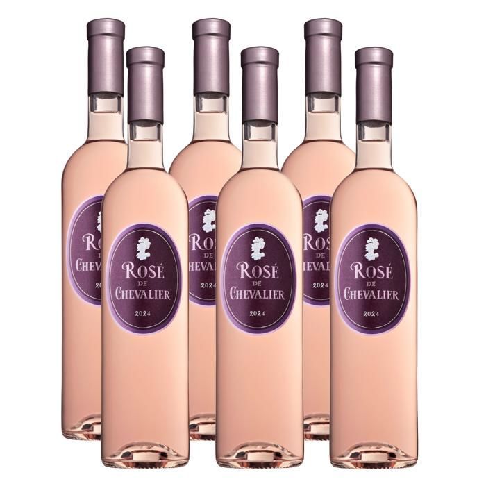 ROSÉ DE CHEVALIER 2024 - BURDEOS ROSADO - VINO ROSADO - PACK DE 6 X 75CL