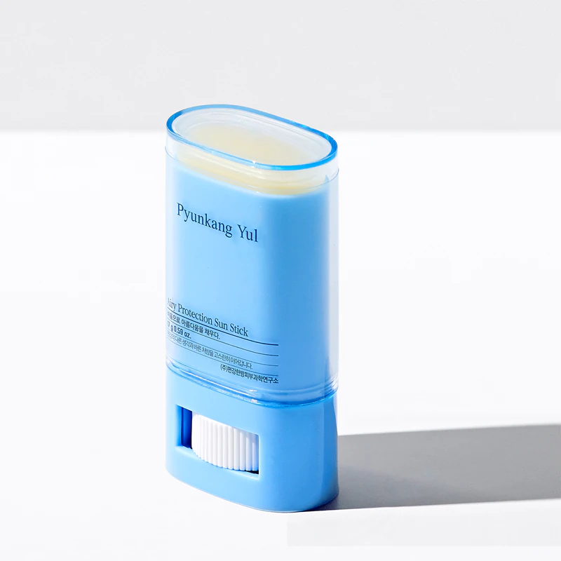 Pyunkang Yul Airy Protection Sun Stick, bastão de proteção solar hidratante.