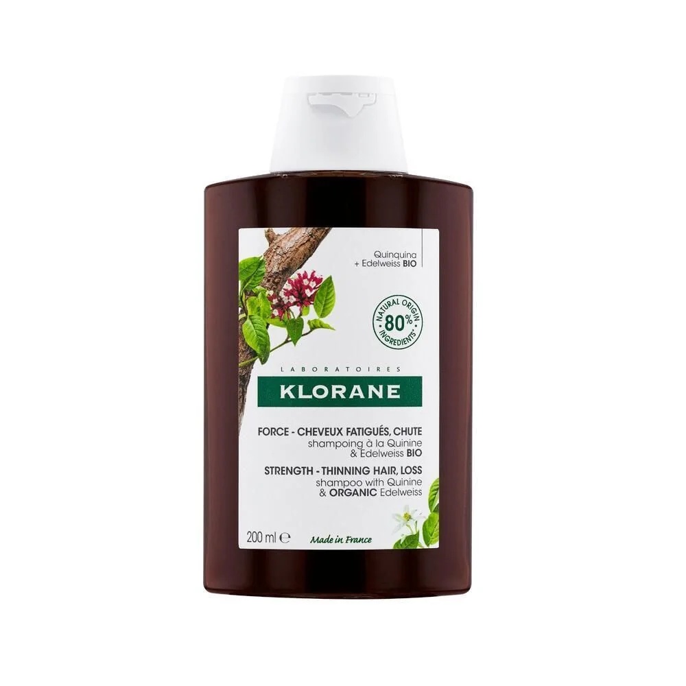 KLORANE Shampooing Klorane à la quinine et à l'échinacée bio 200 ml Fortifiant et anti-chute