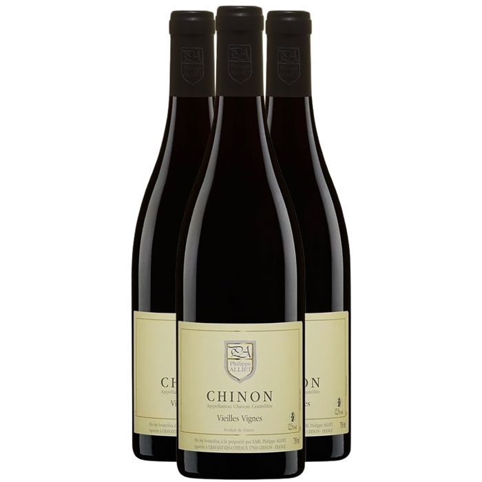 Domaine Philippe Alliet Chinon Vieilles Vignes 2022 - Vin Rouge du Val de Loire (3x75cl) BIO