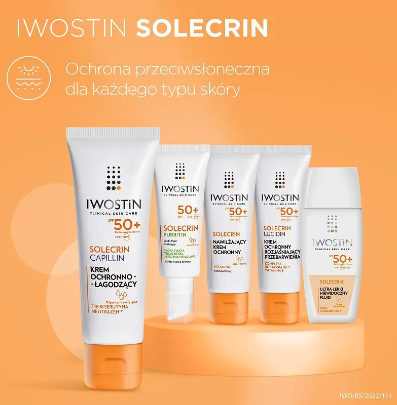 Iwostin Solecrin Capillin Krem ochronny SPF 50+