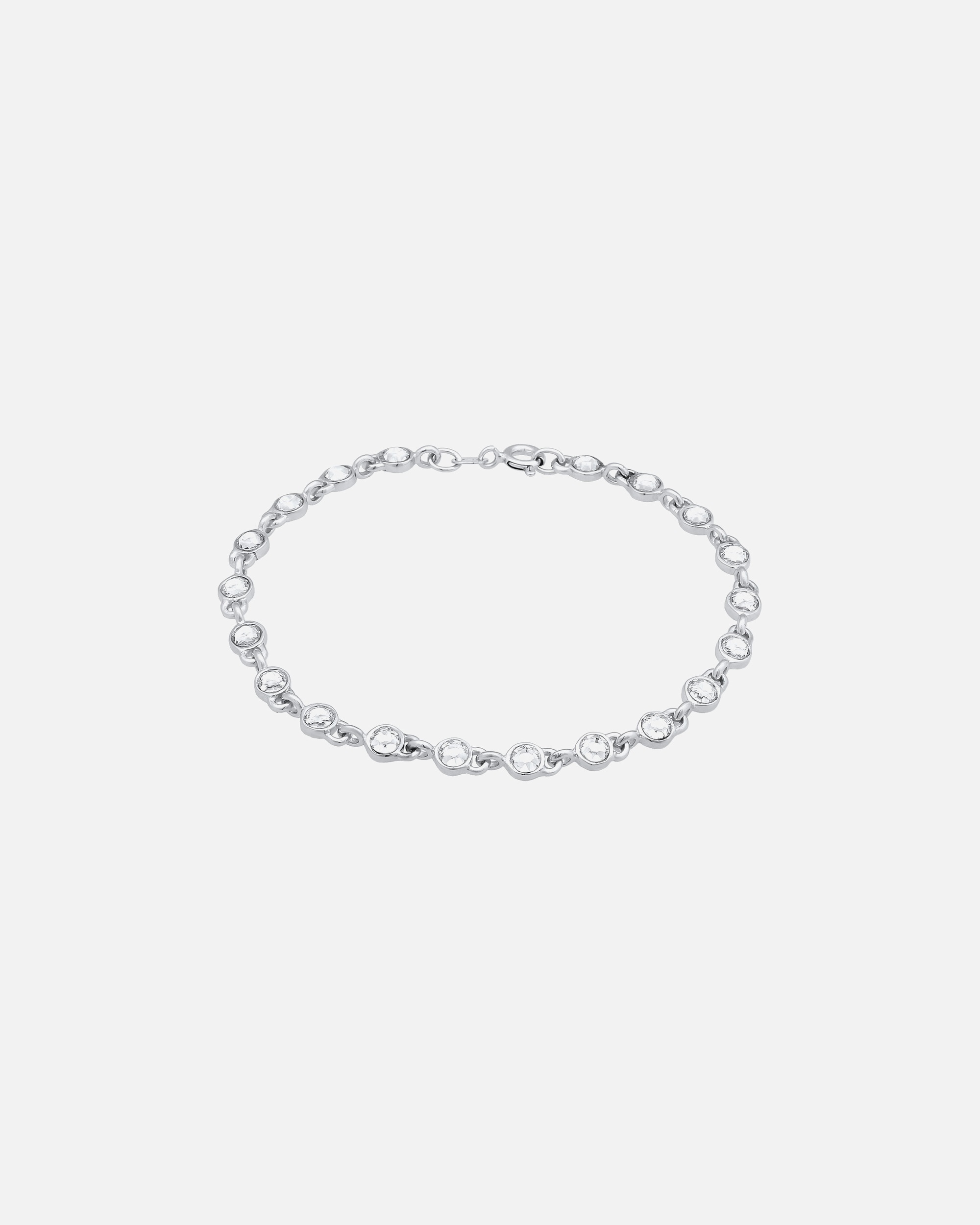 Elli Femmes Tennis Tendance classique avec cristaux en argent sterling 925