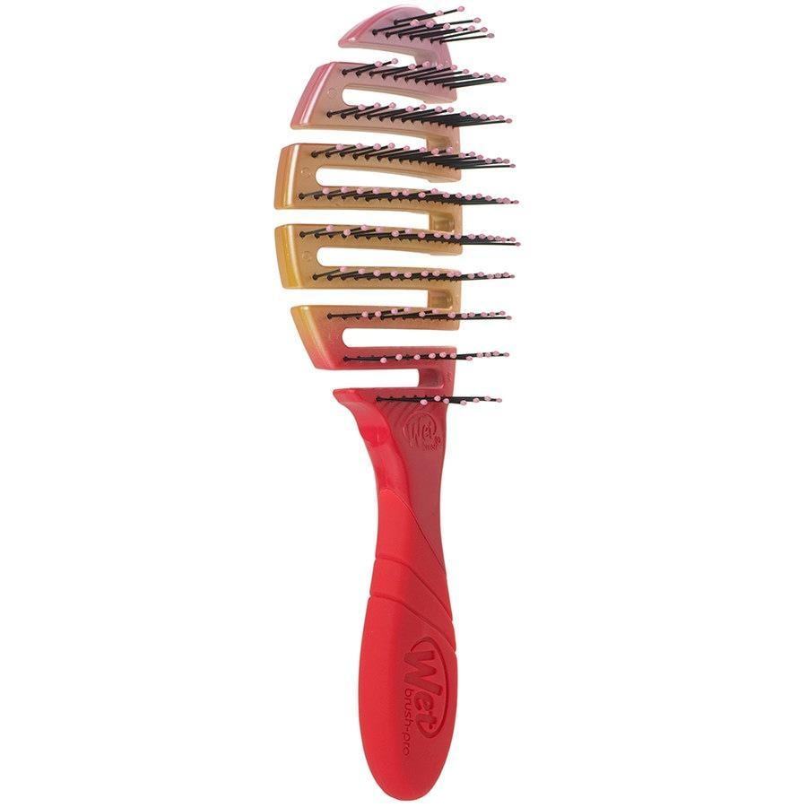 Mitrā birste detangler Flex Dry - Ombre Coral