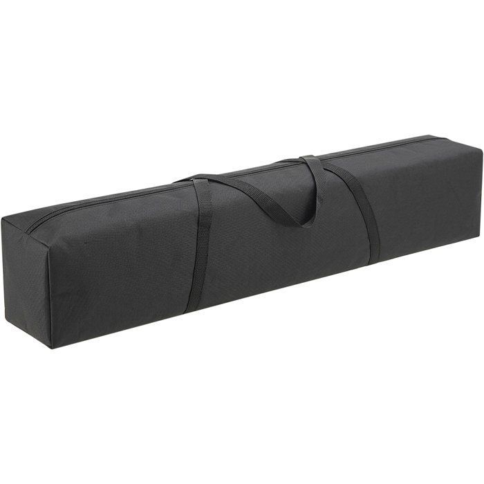 Tonnelle de jardin pliante - BORNEO - Cadre blanc et toile écru - Sac de transport - 3 x 3 m
