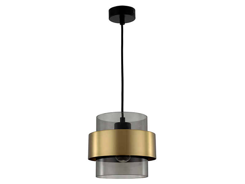 Lampa wisząca Miele szklana złota