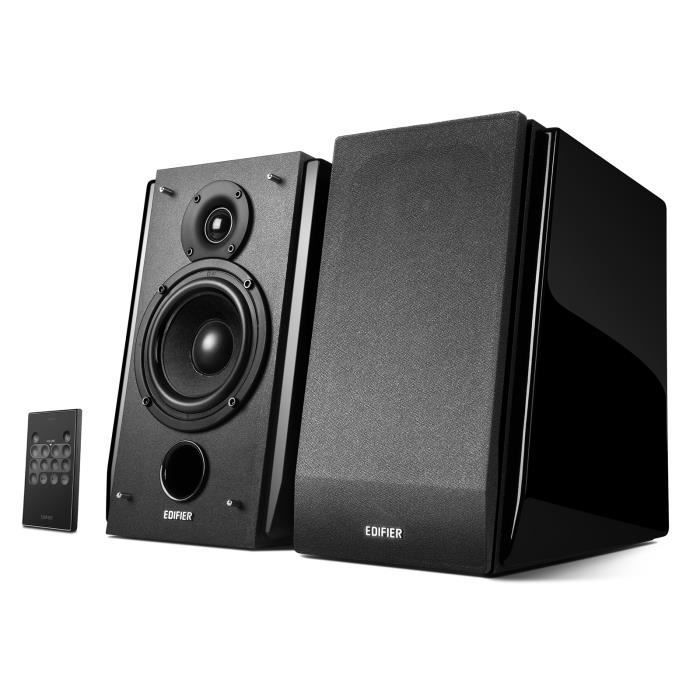 Edifier R1850DB Refurbished Active Bookshelf Speaker with Bluetooth and Optical Input - Built-in Amplifier