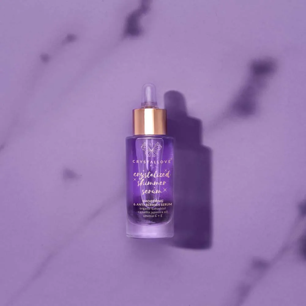 Crystallove serum do twarzy z Ametystem i Bakuchiolem