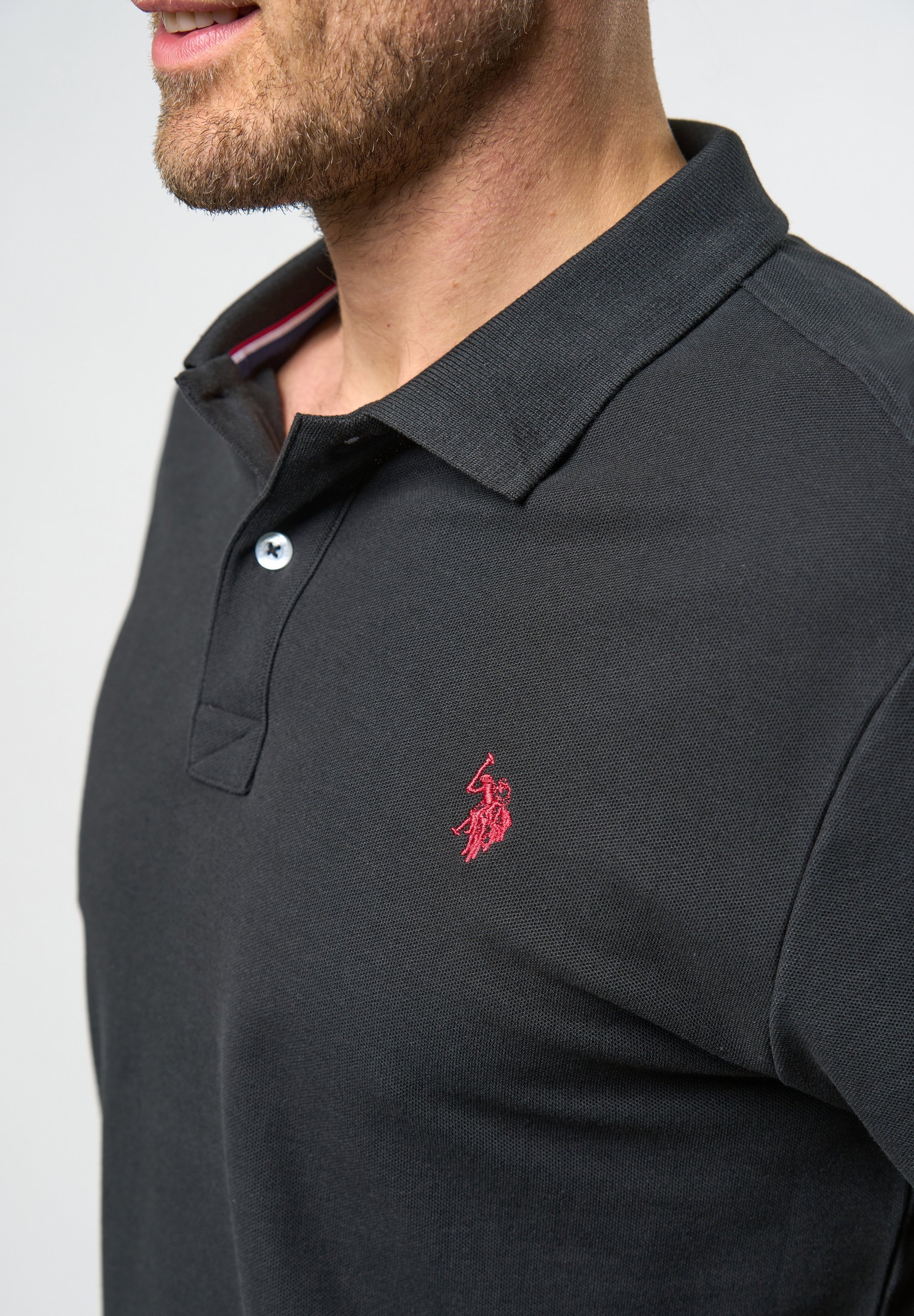 US Polo Assn. poloshirt - zwart