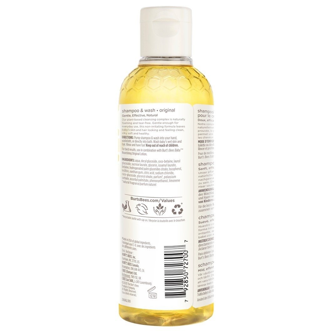 Burt's Bees detský sprchový gél Baby Bee šampón a umývací gél - 236,5 ml
