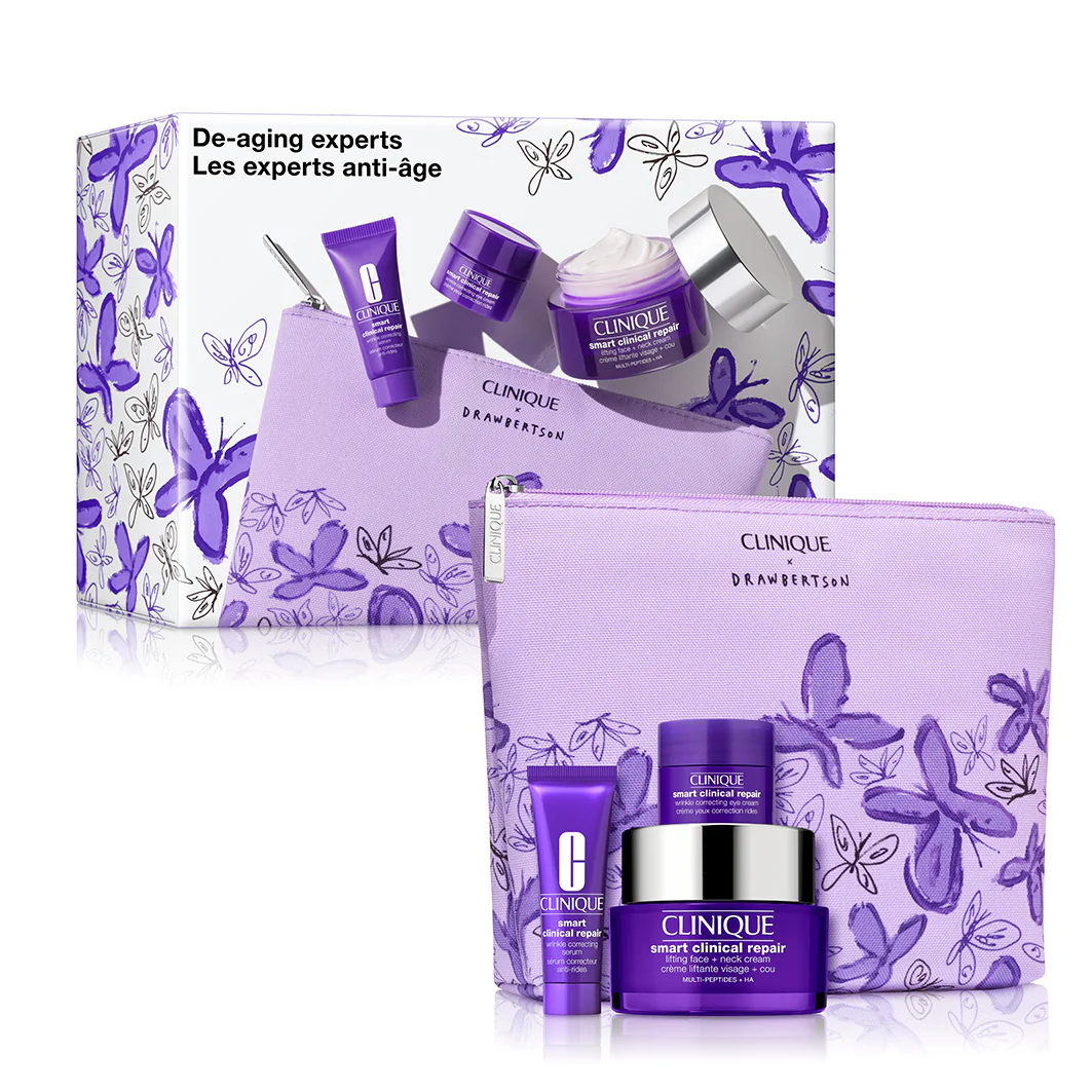 Smart DE-AGING EXPERTS - il perfetto set antietà - Cofanetto Lifting, Tratt. lifting viso 24 ore, Tratt.lifting collo e décolleté