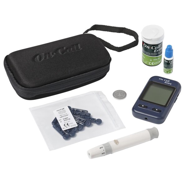 Medidor de glicose extra de plantão Swiss Point of Care<br>Dispositivo médico