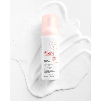 „Avène“ valomosios putos veidui ir akims, makiažo valiklis jautriai odai, 150 ml