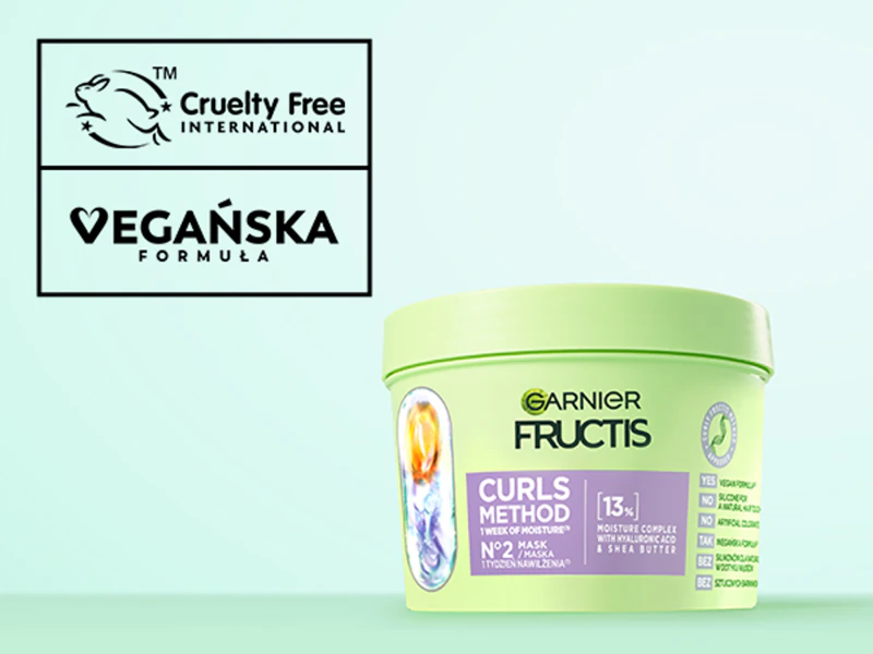 Máscara capilar hidratante Garnier Fructis Curls Method para cabelos cacheados e ondulados