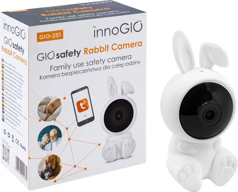 Pametna domača Wi-Fi kamera innoGIO GIO Safety Rabbit