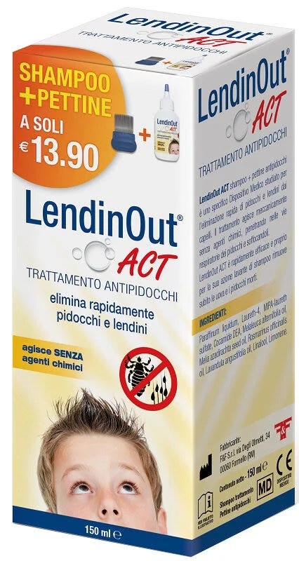 F&F Lendinout Act luizenbehandeling 150 ml