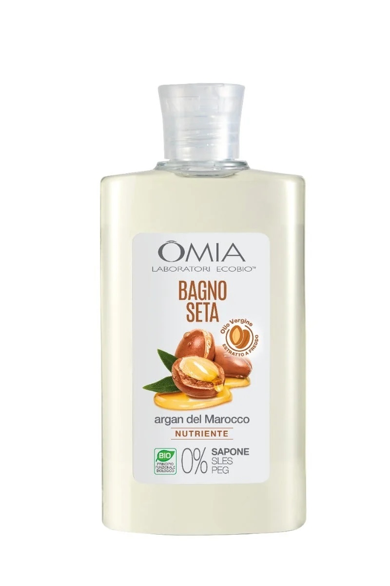 Bain de soie OMIA Erboristica à l'huile d'argan bio 400 ml