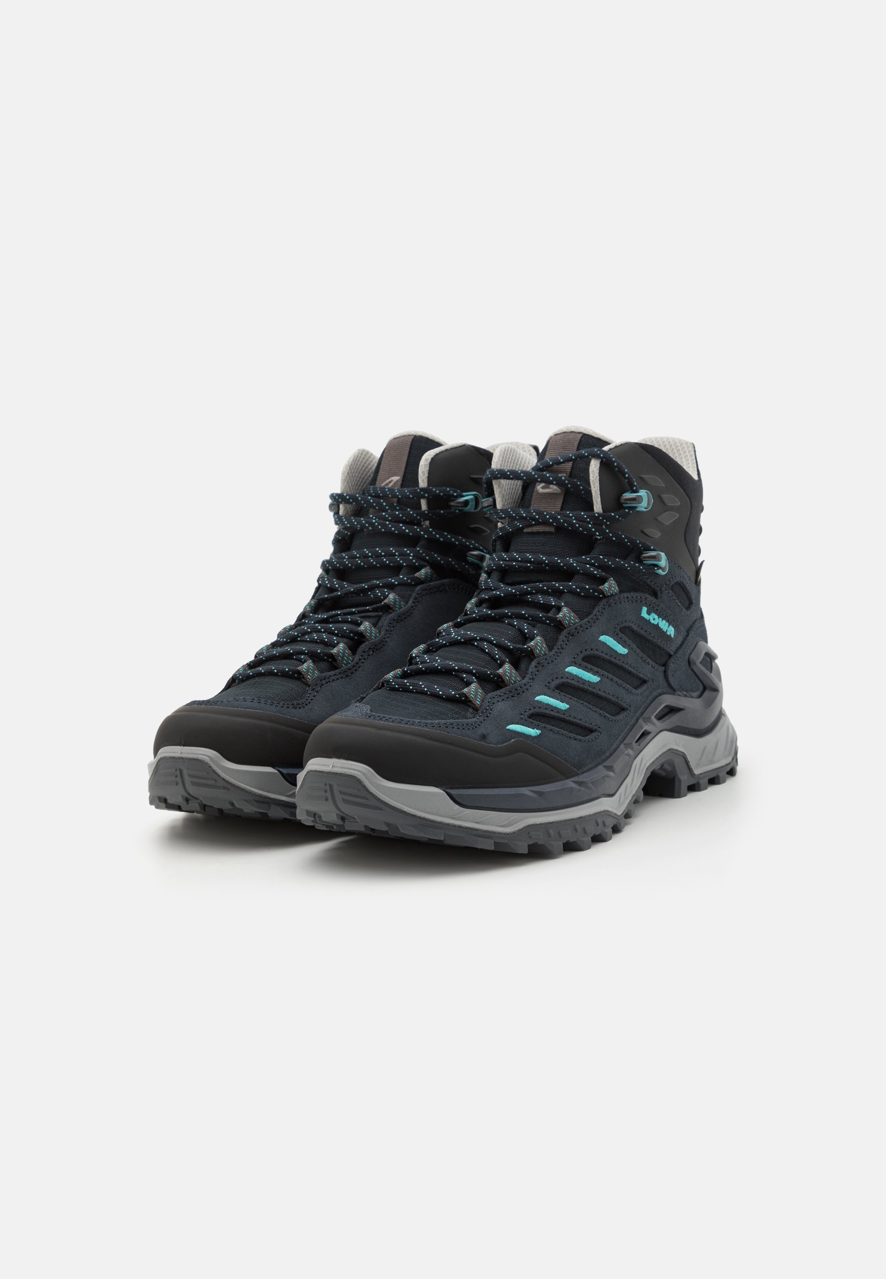 Lowa INNOVO MID - Chaussures de marche - black/arktis
