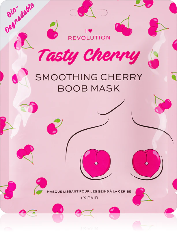 Heart Revolution Tasty Cherry Intensive Hydrogel Masker voor versteviging van de halslijn
