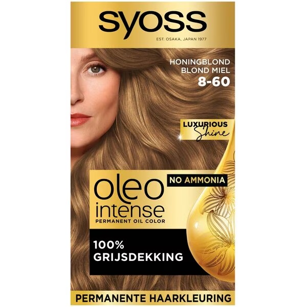 Syoss Oleo Intense farba na vlasy 8-60 Medovo blond
