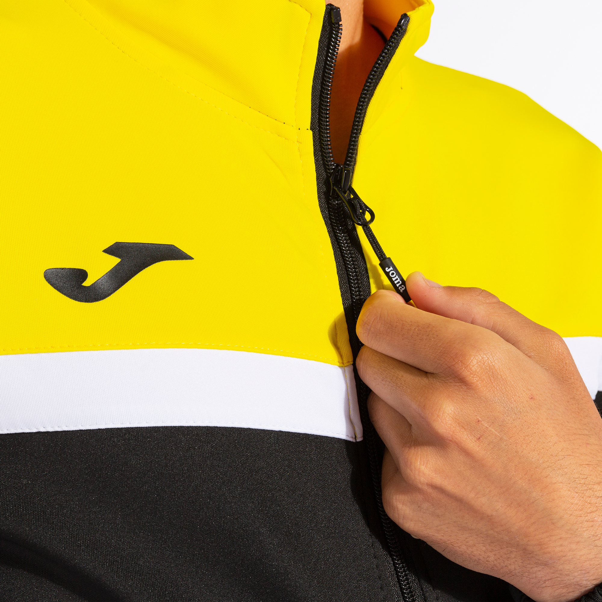 Chándal Joma Danubio Negro Amarillo