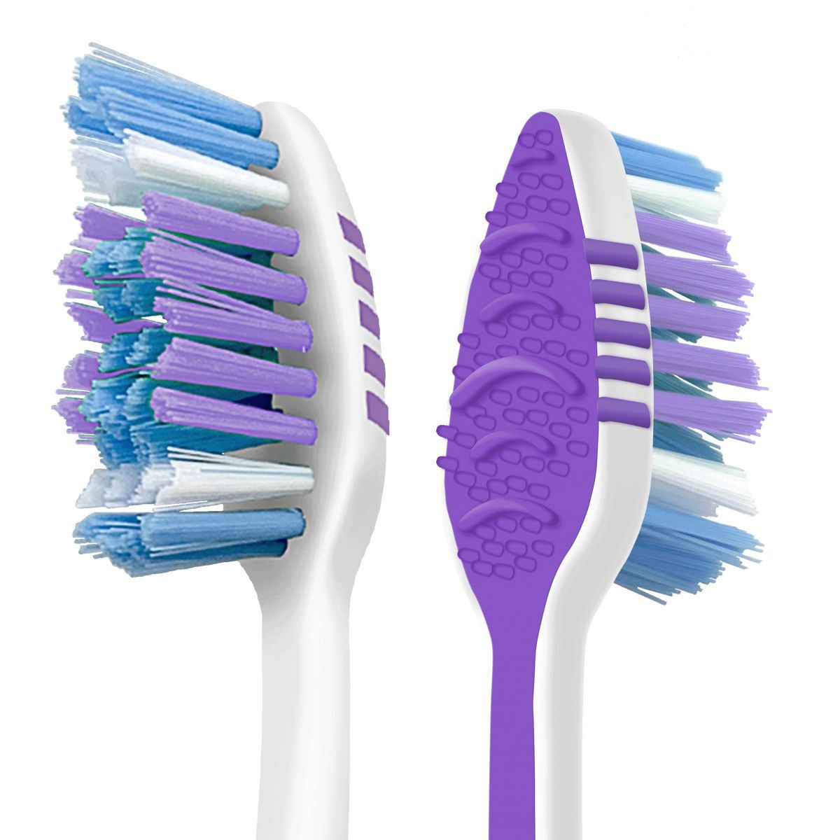 Cepillo de dientes Colgate mediano, 2 unidades, Zig Zag