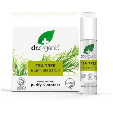 Dr. Organic Tea Tree Blemish Stick Roll-on Rensende anti-ufuldkommenheder 8ml