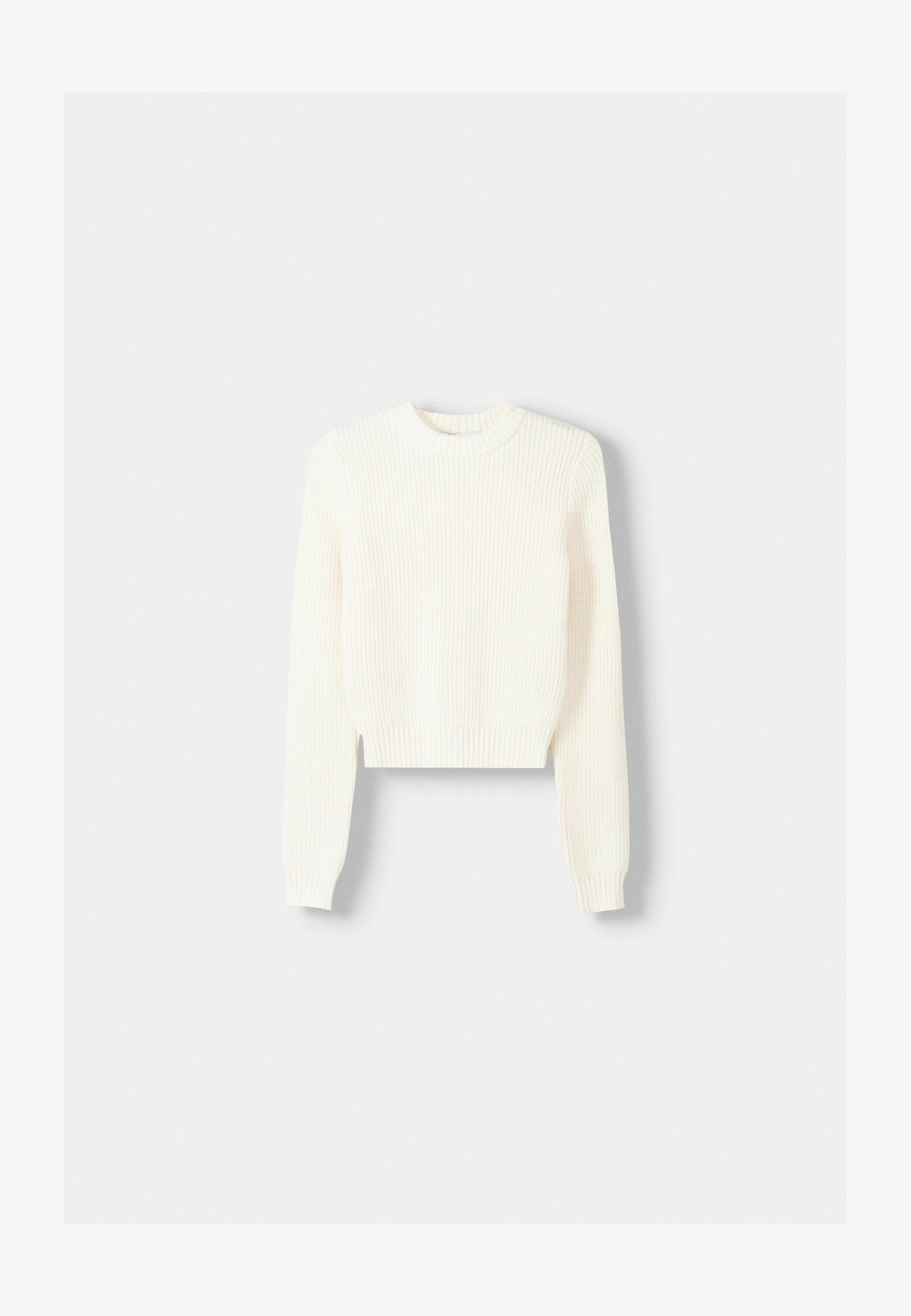 Bershka Maglione a girocollo - beige