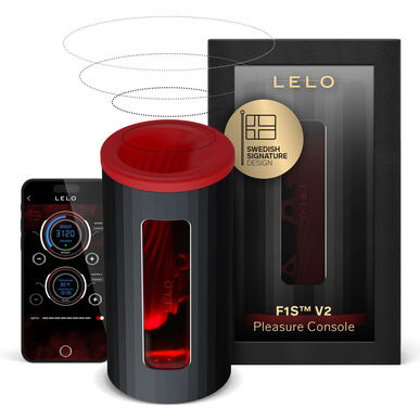 Lelo Mies Masturbaattori F1S V2 Musta Punainen 1 kpl 1 kpl