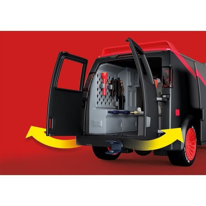 PLAYMOBIL 70750 Le Fourgon de l'Agence tous risques, Classic cars, Adulte, Voiture de collection