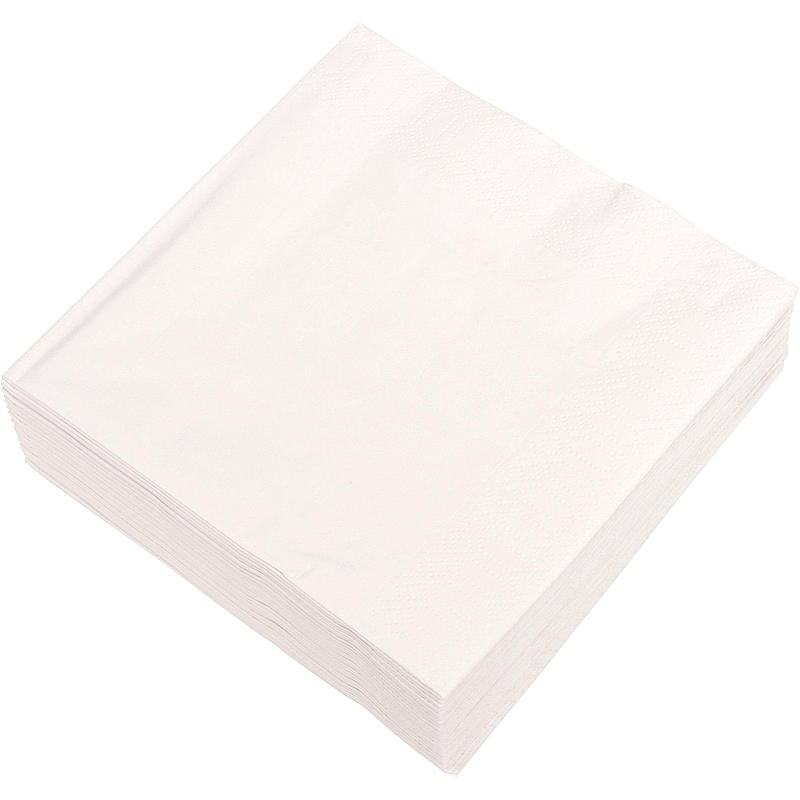 Vie Eco Servetten, verpakking van 100 stuks, 40x40 cm, wit