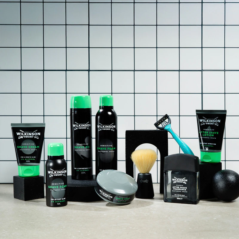 Creme de barbear Wilkinson Sword Sensitive para homens