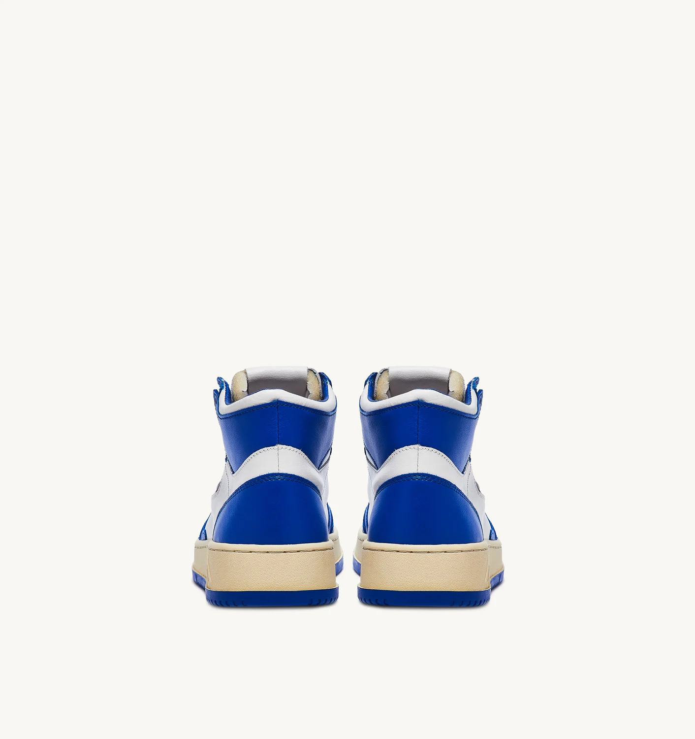 TENIȘTI MEDALIST MID DIN PIELE CU 2 TONURI PRINCE BLUE
