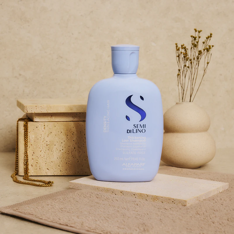 Alfaparf Milano Semi di Lino Shampoo Densificador para Cabelos Finos