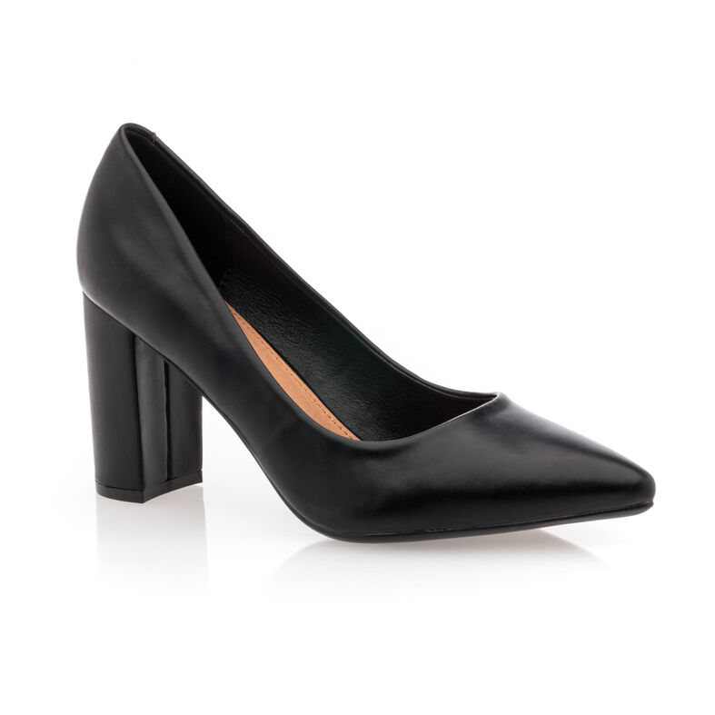 Svarta pumps för kvinnor