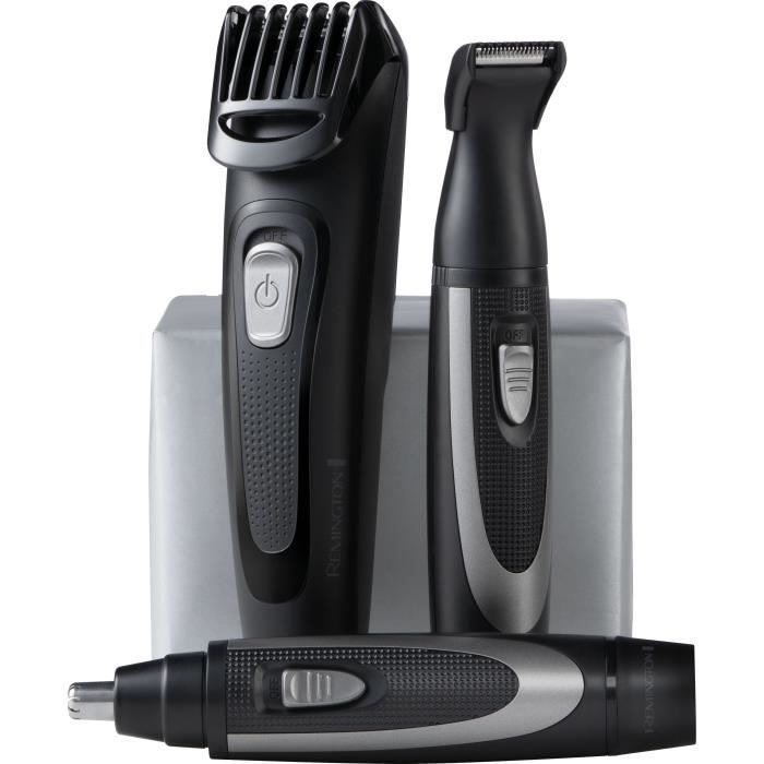 Beard Kit - REMINGTON - The Works - Self-sharpening trimmer - Adjustable comb - 45-minute battery life - USB